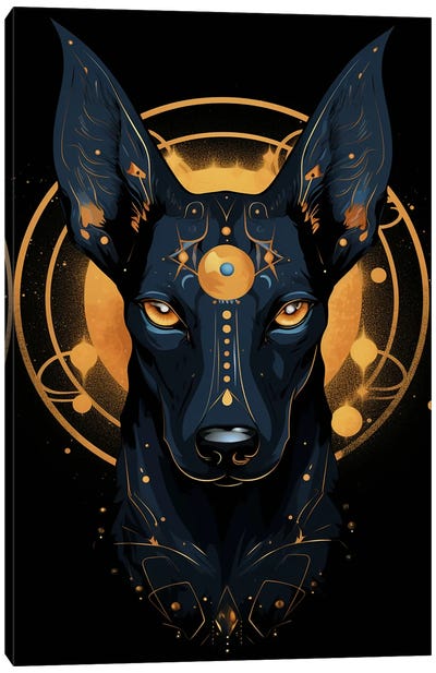 Fantasy Dog Canvas Art Print - Durro Art