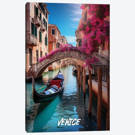 Venice Fantasy Canvas Print #DUR1266} by Durro Art Canvas Art
