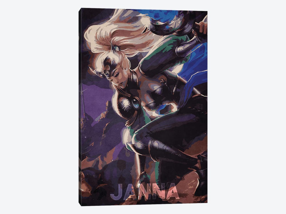 Janna by Durro Art 1-piece Canvas Print