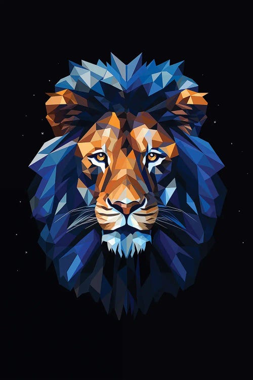 Poly Art Lion