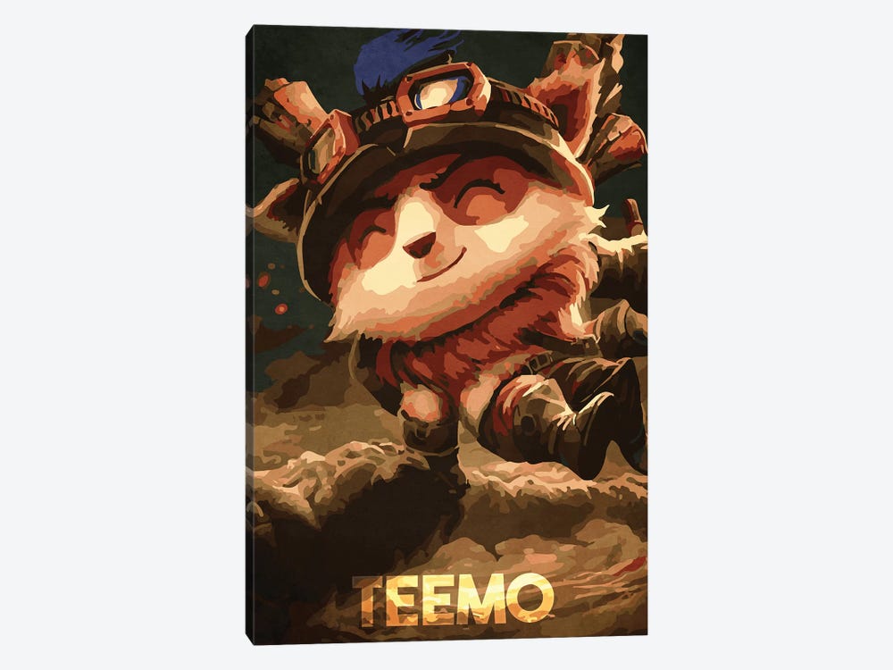 Teemo by Durro Art 1-piece Canvas Wall Art