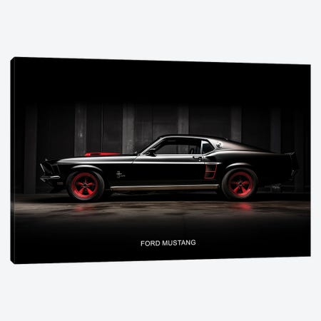 Ford Mustang Canvas Print #DUR1309} by Durro Art Canvas Wall Art