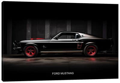 Ford Mustang Canvas Art Print - Durro Art