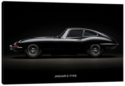 Jaguar E-Type Canvas Art Print - Durro Art