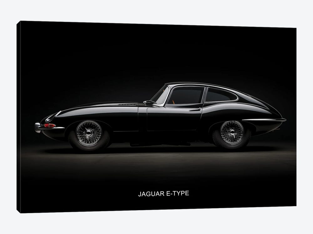 Jaguar E-Type by Durro Art 1-piece Canvas Wall Art