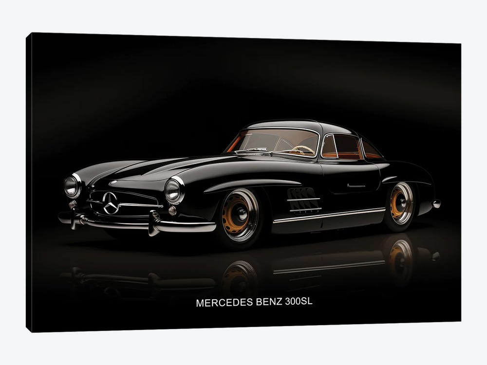 Mercedes Benz 300SL by Durro Art 1-piece Art Print