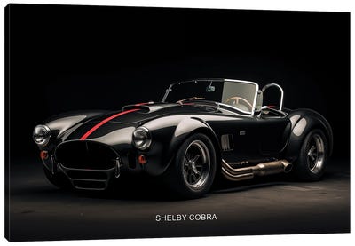 Shelby Cobra Car Canvas Art Print - Automobile Art