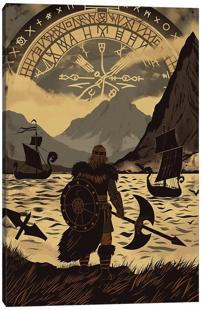 Viking Warrior III Canvas Art Print