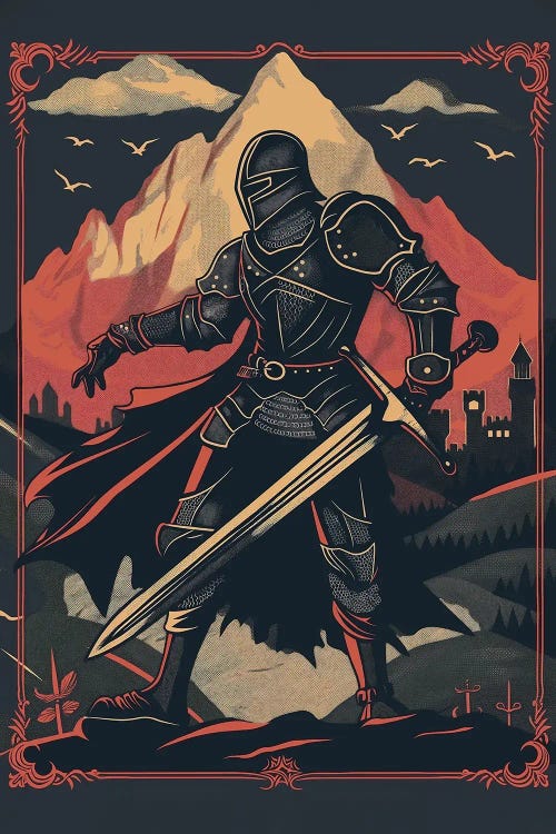 Knight II by Durro Art wall art