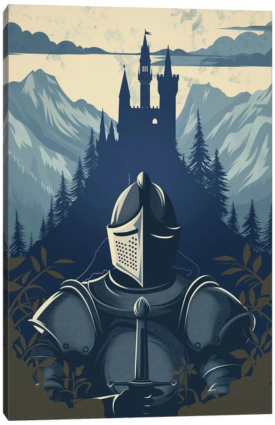 Knight IV Canvas Art Print - Durro Art