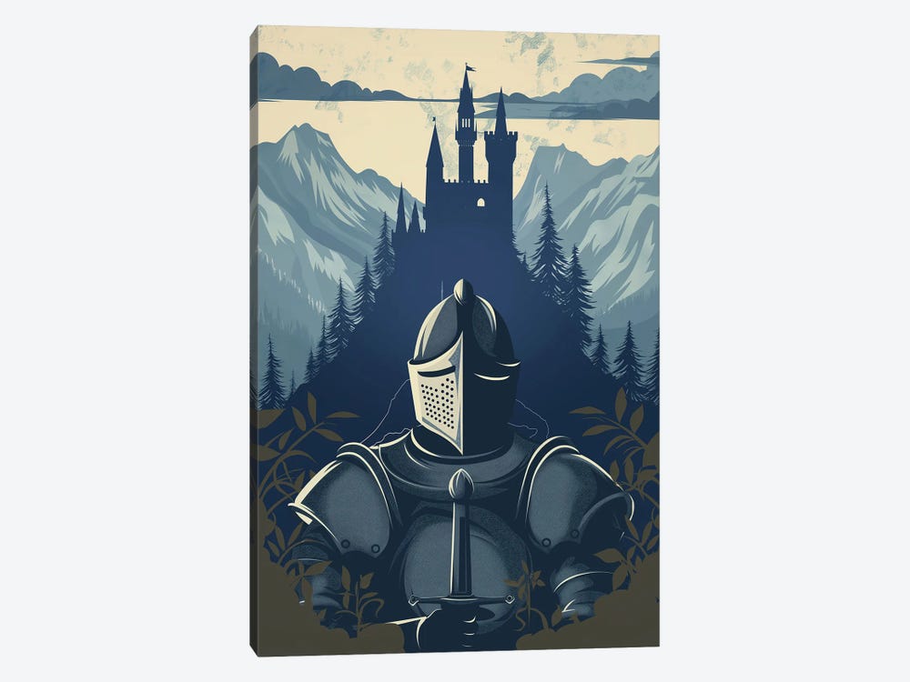 Knight IV by Durro Art 1-piece Canvas Art Print