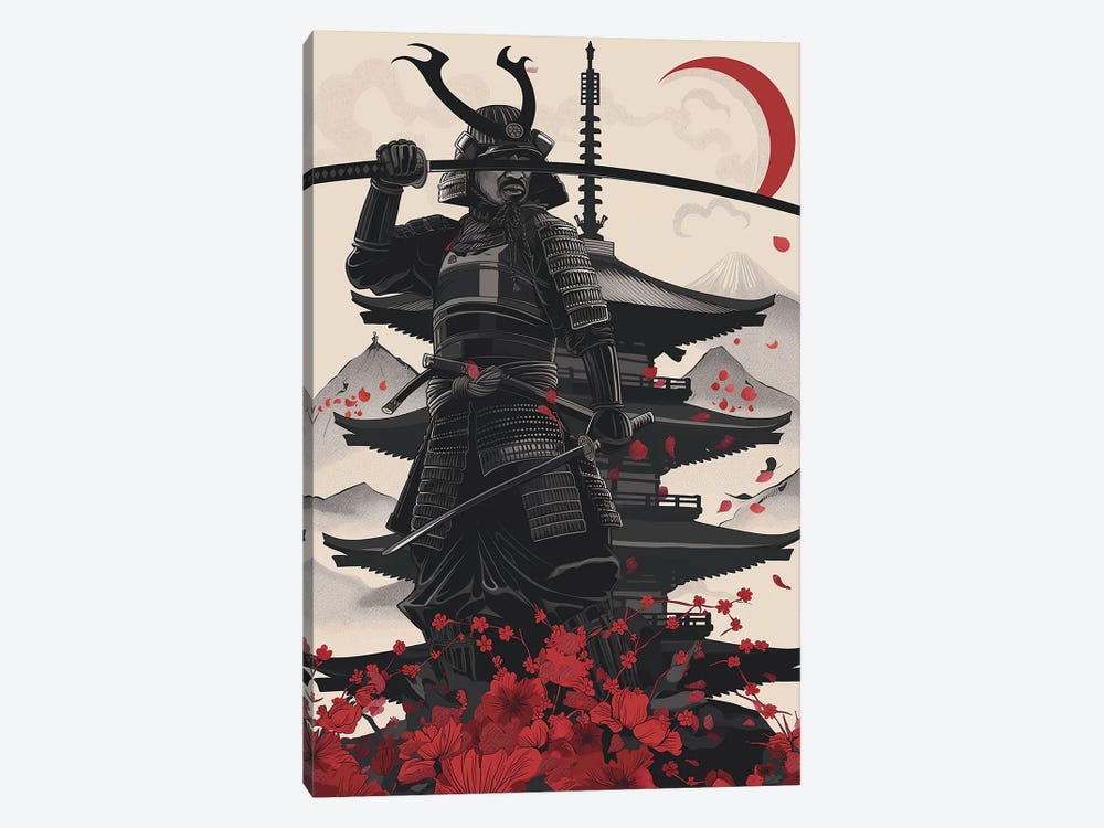Samurai Warrior by Durro Art 1-piece Art Print