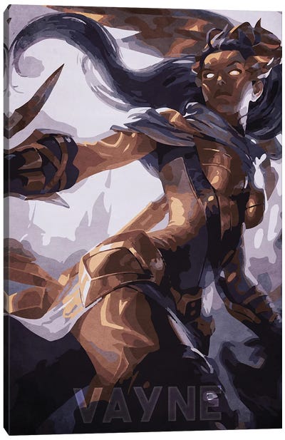 Vayne Canvas Art Print - League Of Legends