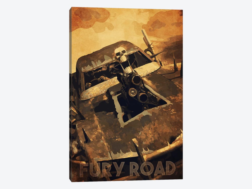 Fury road by Durro Art 1-piece Canvas Wall Art