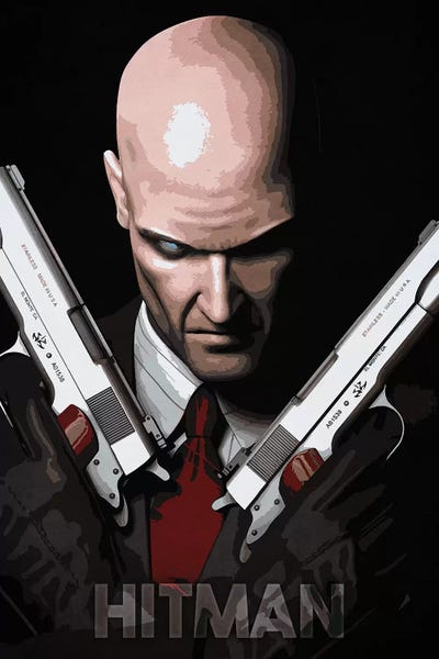 Hitman by Durro Art metal wall art