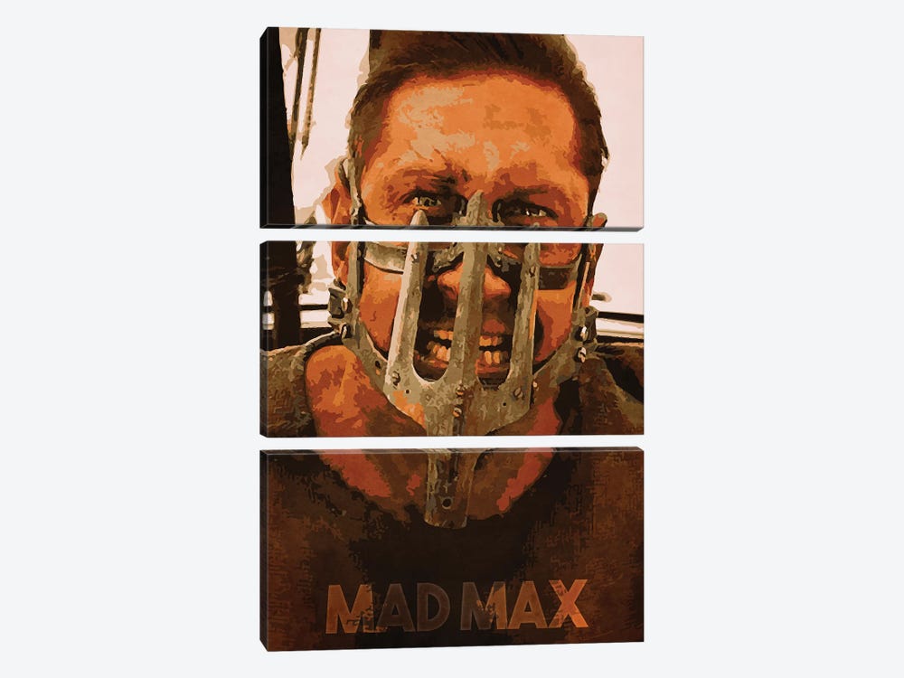 Mad Max by Durro Art 3-piece Canvas Art