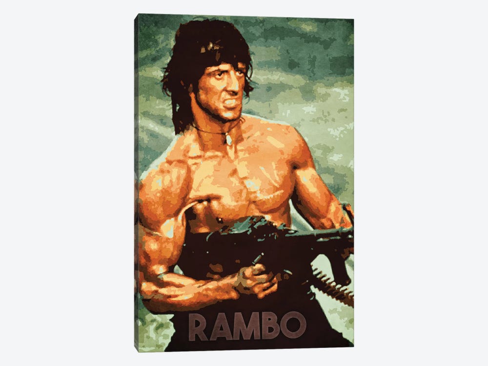 Rambo by Durro Art 1-piece Canvas Print