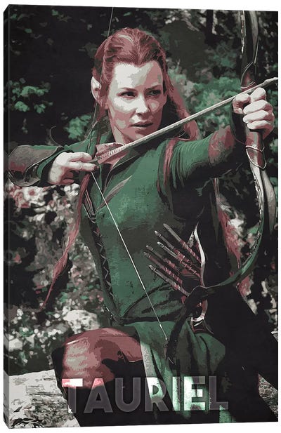 Tauriel Canvas Art Print - The Lord Of The Rings