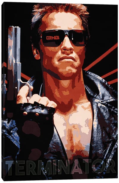 Terminator Canvas Art Print