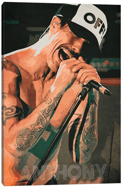 Anthony Canvas Art Print - Red Hot Chili Peppers