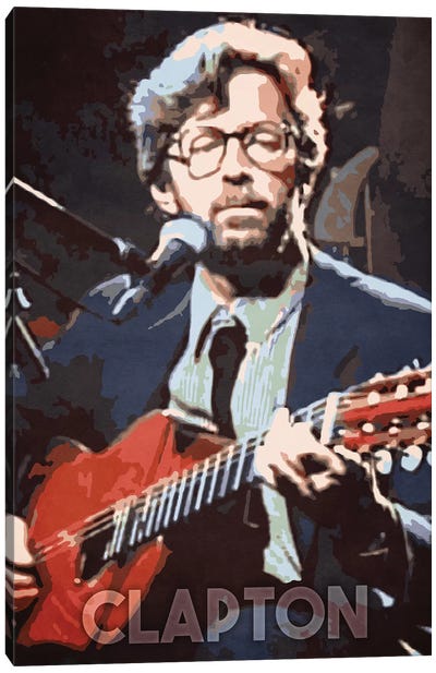 Clapton Canvas Art Print - Eric Clapton