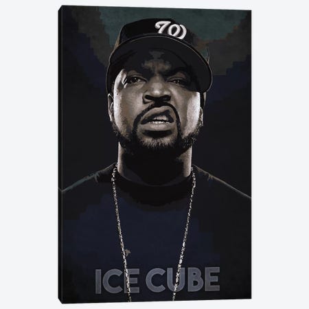 Ice Cube Canvas Print #DUR182} by Durro Art Canvas Wall Art