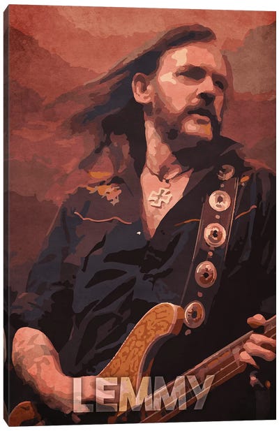 Lemmy Canvas Art Print - Lemmy Kilmister