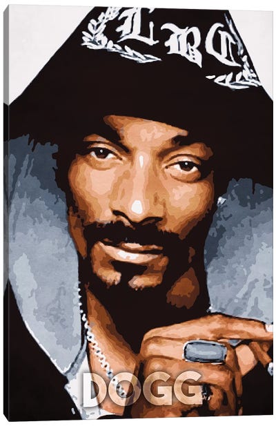 Dogg Canvas Art Print - Snoop Dogg