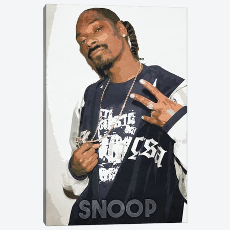 Snoop II Canvas Print #DUR199} by Durro Art Canvas Print