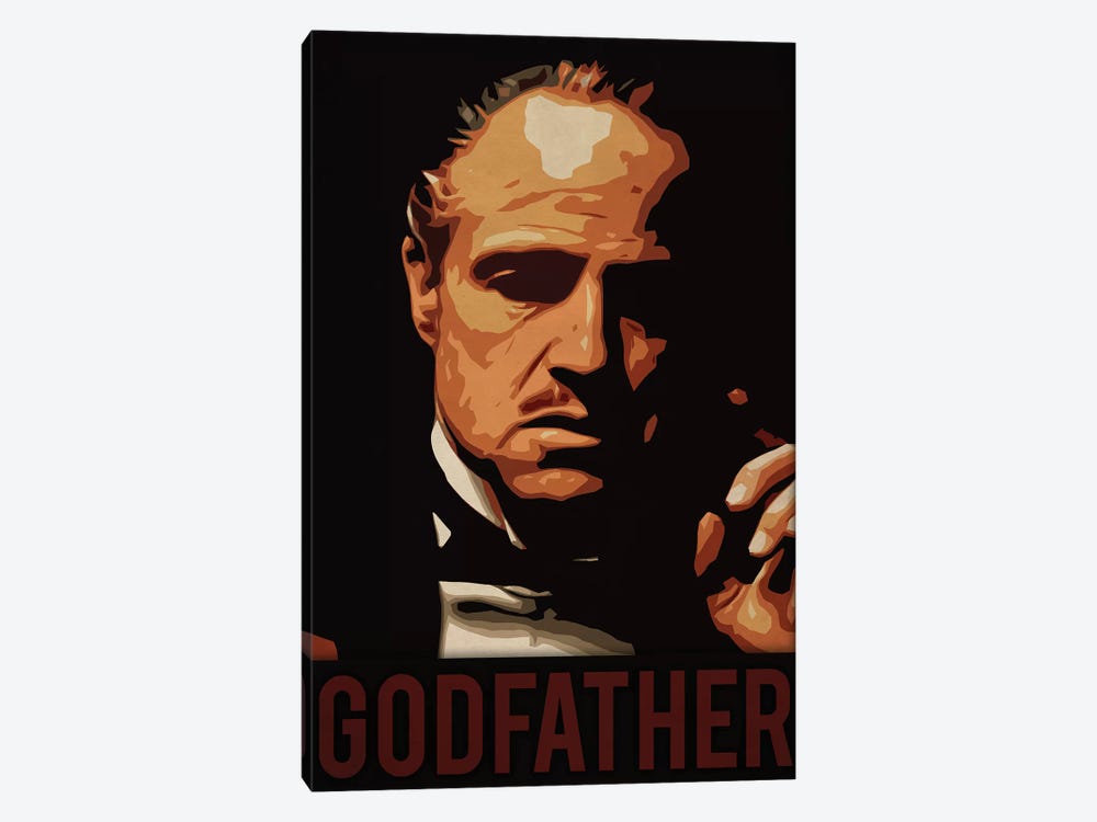 Godfather by Durro Art 1-piece Canvas Wall Art