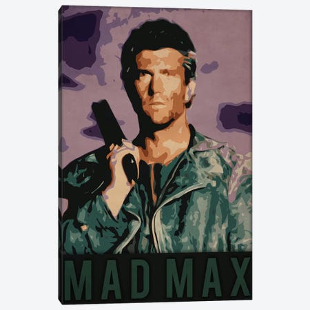 Mad Max Canvas Print #DUR223} by Durro Art Art Print
