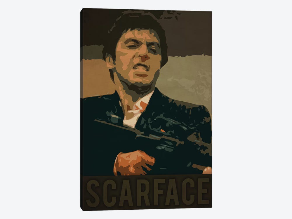 Scarface by Durro Art 1-piece Canvas Print