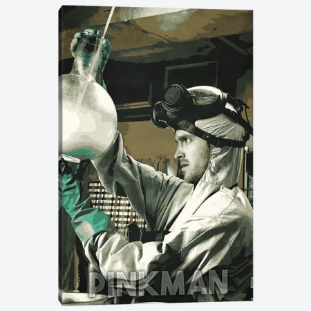 Jesse Pinkman Canvas Print #DUR232} by Durro Art Canvas Wall Art