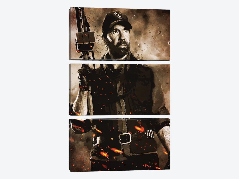 Expendables Chuck by Durro Art 3-piece Art Print