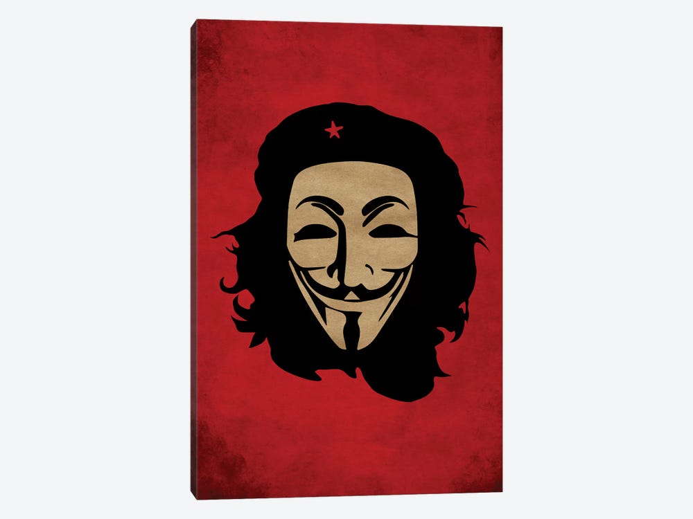 Anonymous Che by Durro Art 1-piece Canvas Artwork