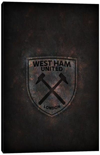 West Ham Canvas Art Print - Soccer Art