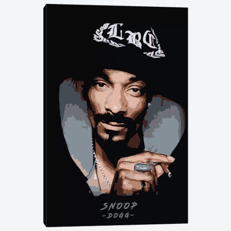 Snoop Dogg Canvas Print #DUR306} by Durro Art Canvas Art Print