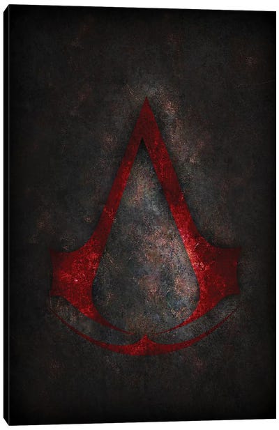 Assassins Creed Red Canvas Art Print - Assassin's Creed