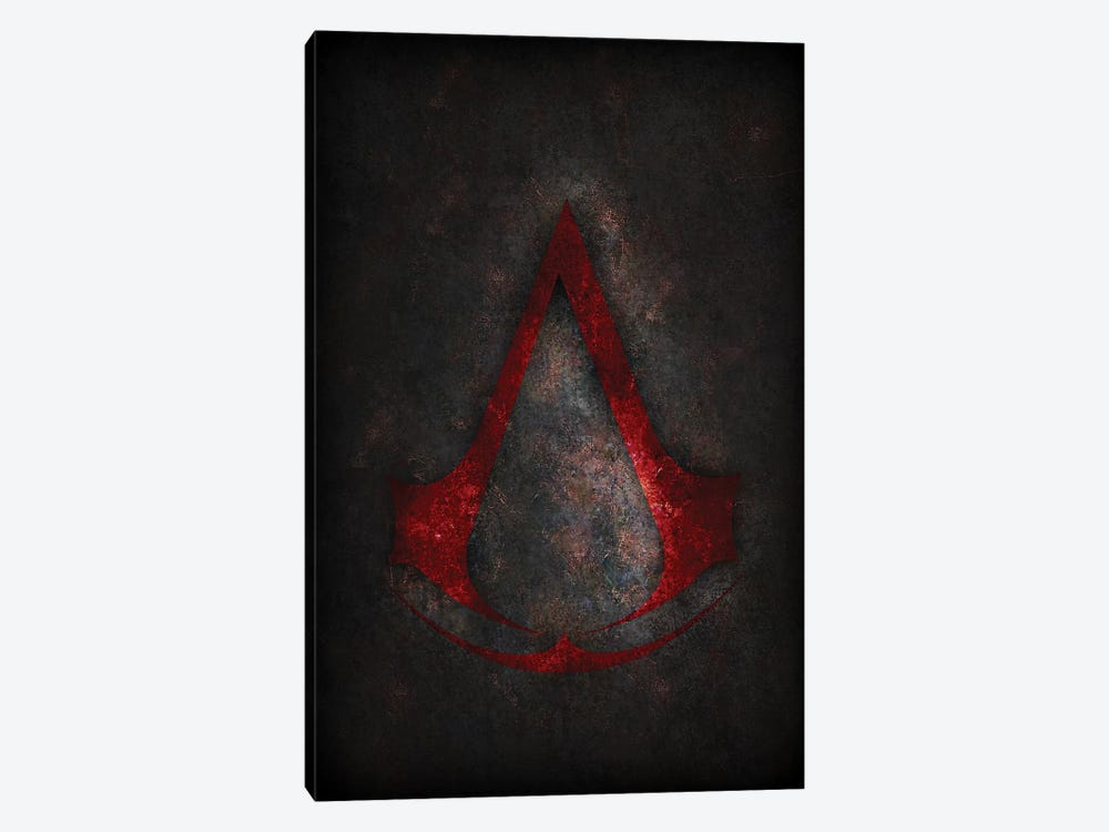 Assassins Creed Red by Durro Art 1-piece Canvas Art Print