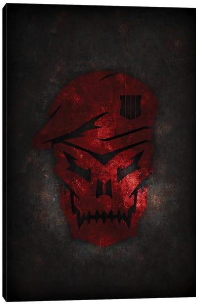 Black Ops Red Canvas Art Print - Call of Duty