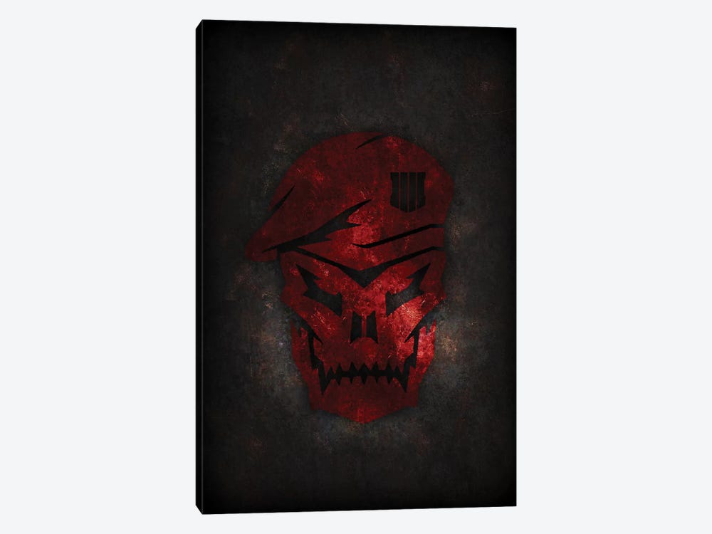 Black Ops Red by Durro Art 1-piece Canvas Art Print