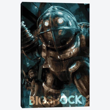 Bioshock Canvas Print #DUR318} by Durro Art Canvas Art Print