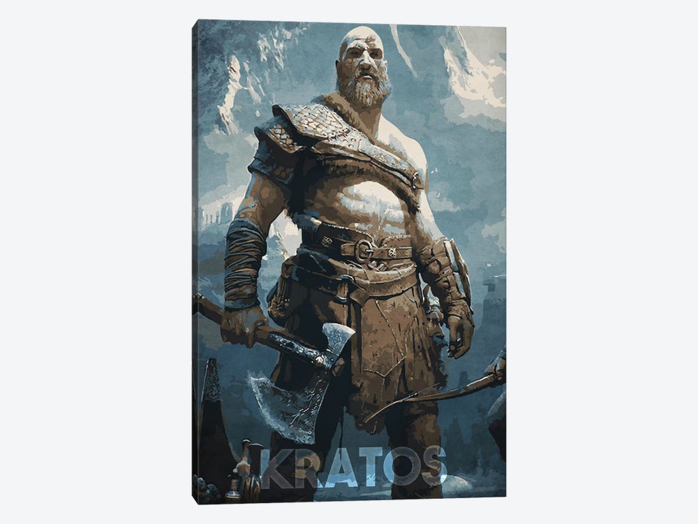 Kratos by Durro Art 1-piece Canvas Art Print