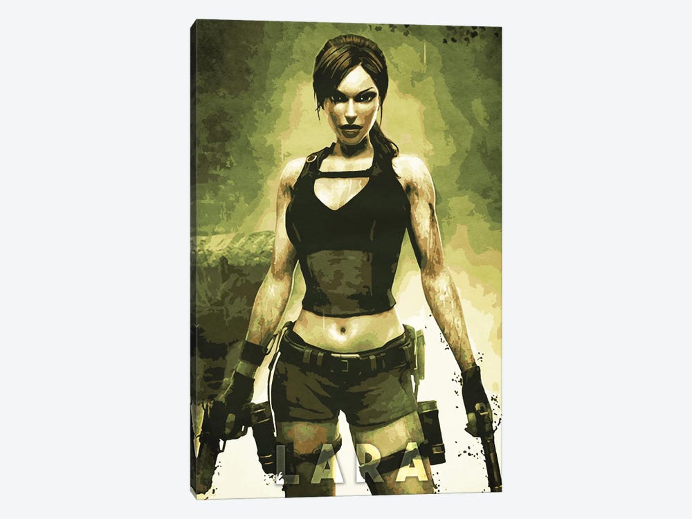 Lara Croft by Durro Art 1-piece Canvas Art