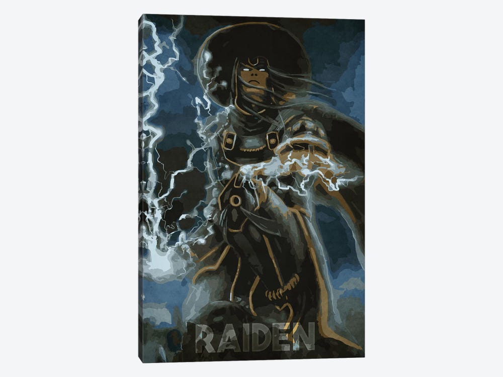 Raiden by Durro Art 1-piece Canvas Art Print