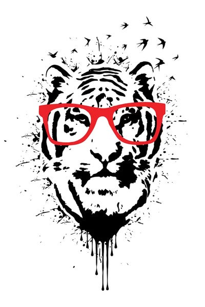 Hipster White by Durro Art metal wall art