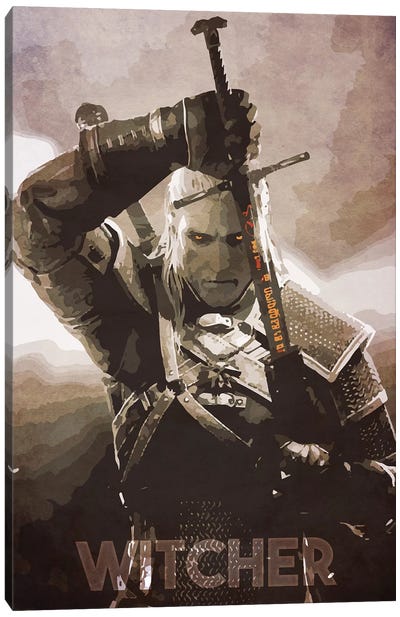 Witcher Canvas Art Print - The Witcher