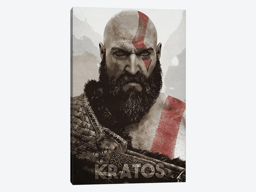 Kratos Close-Up by Durro Art 1-piece Canvas Print