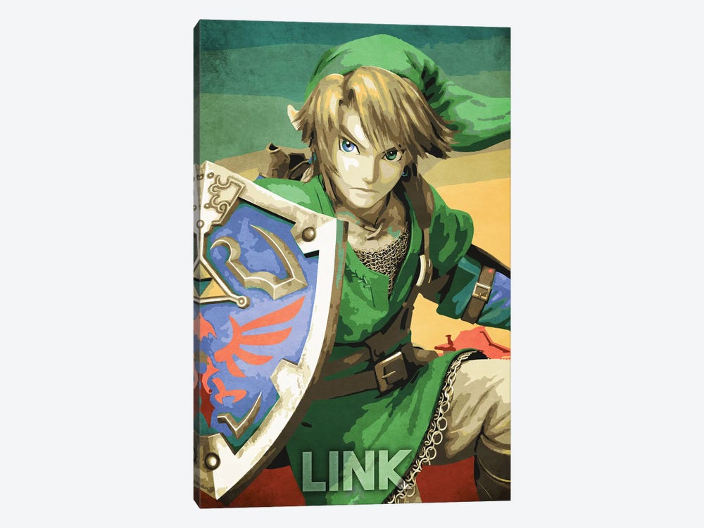 Link by Durro Art 1-piece Canvas Art