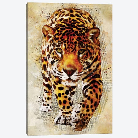 Leopard Canvas Print #DUR348} by Durro Art Canvas Art